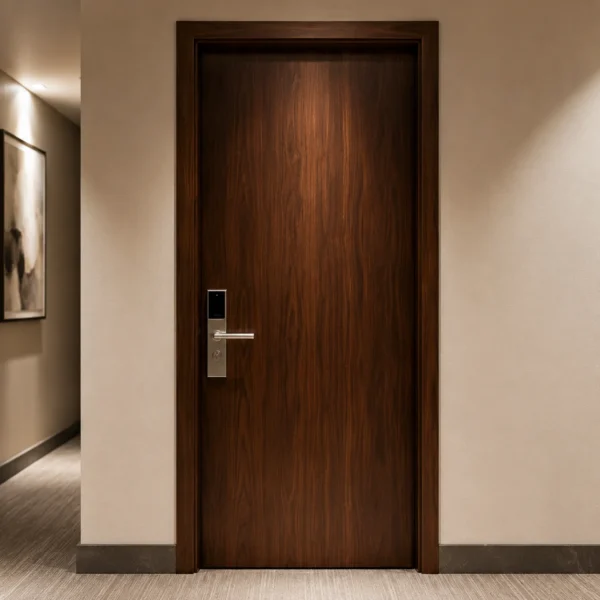 Wood fire door for hotel and apartment projects