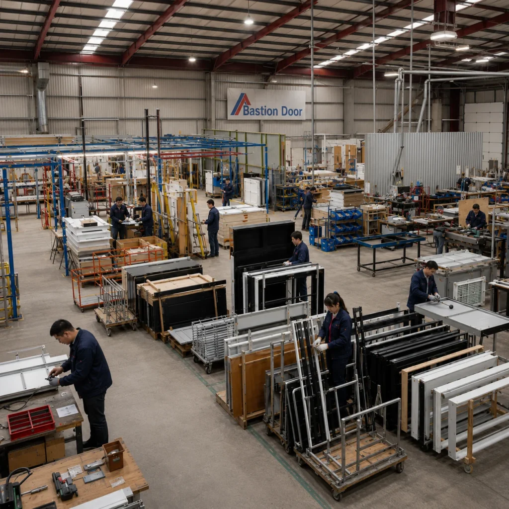 China fire door factory