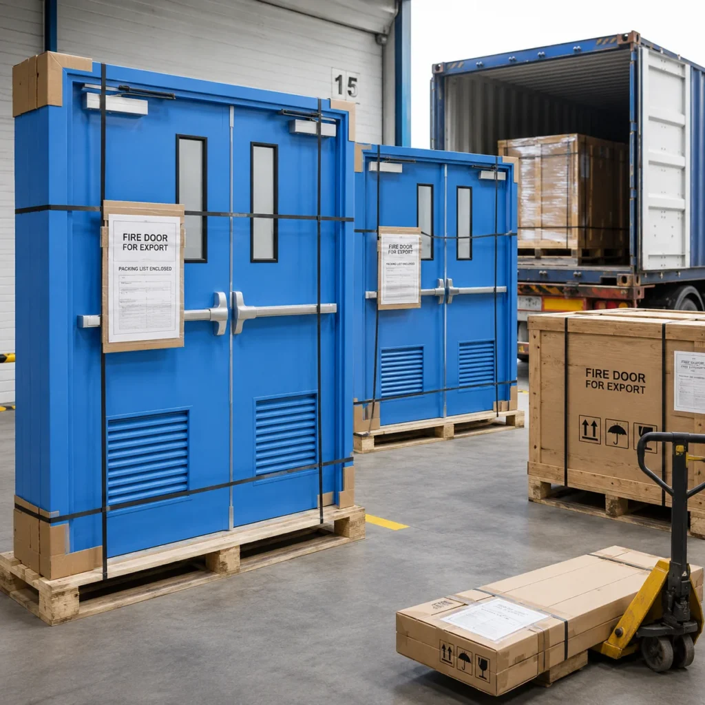 fire door packaging&shipping